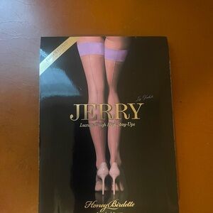 Honey Birdette Jerry Luxury Thigh Highs - Soft Purple